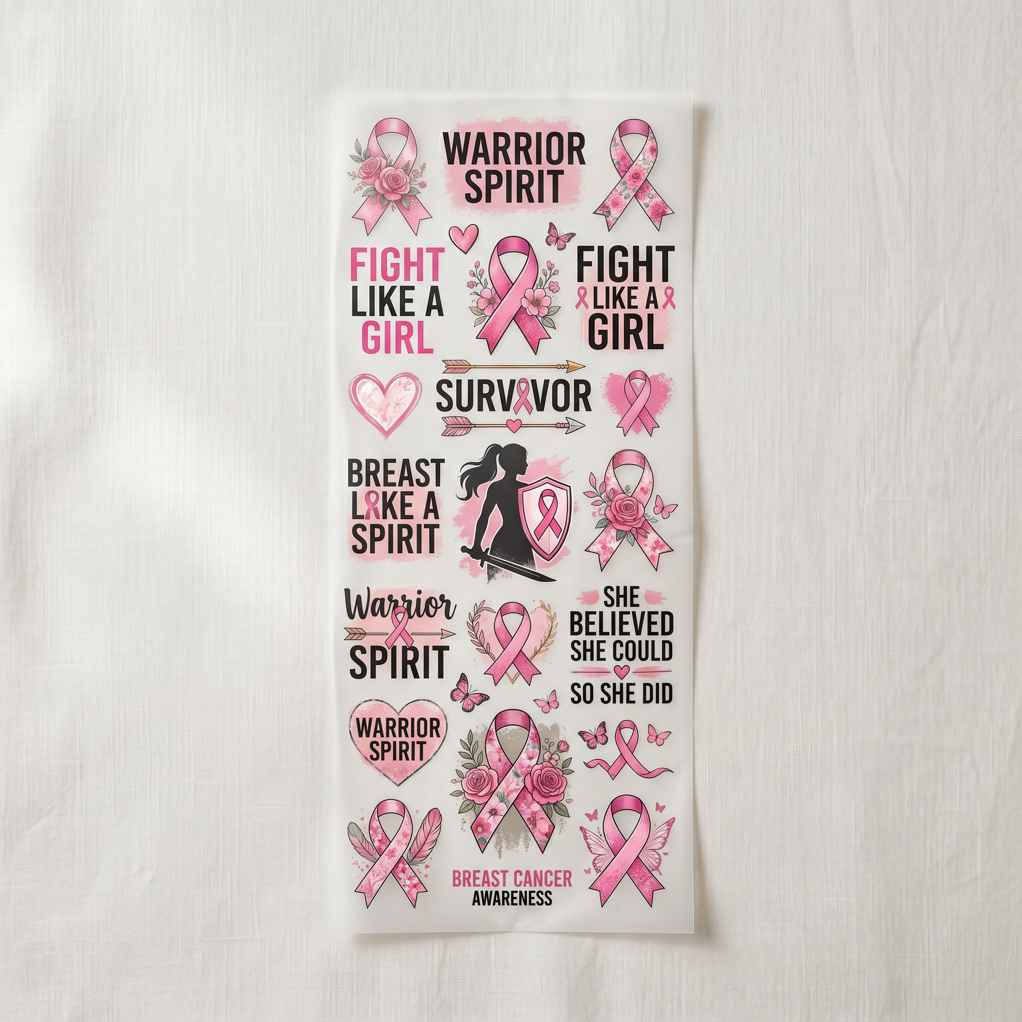 Warrior Spirit Premade DTF Transfer Gangsheet - 22 x 60 product image