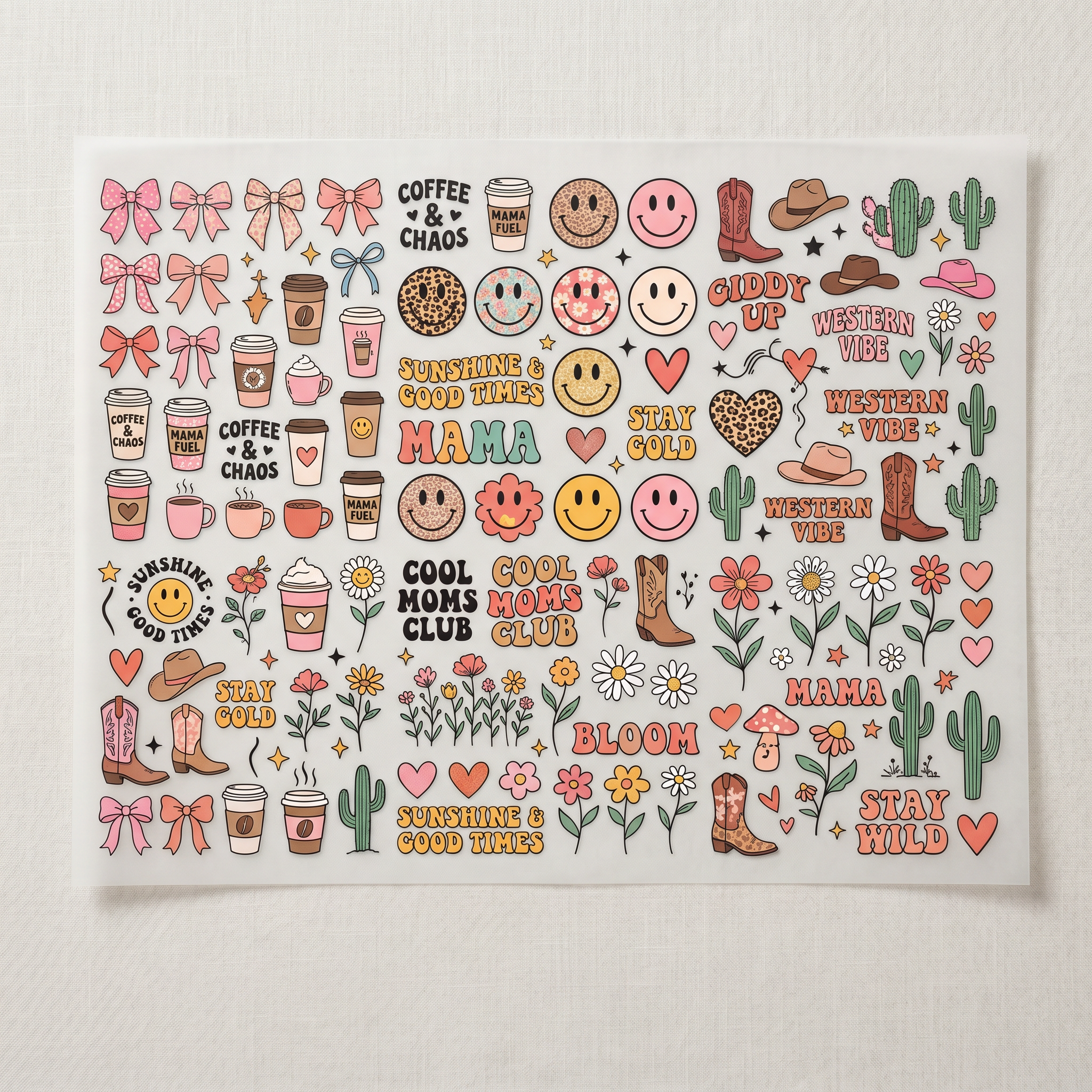 Everyday Best Sellers Premade DTF Transfer Gangsheet - 22 x 60 product image
