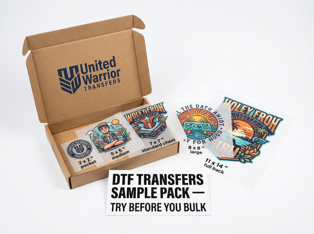 DTF Transfers Sample Pack Test Before You Bulk