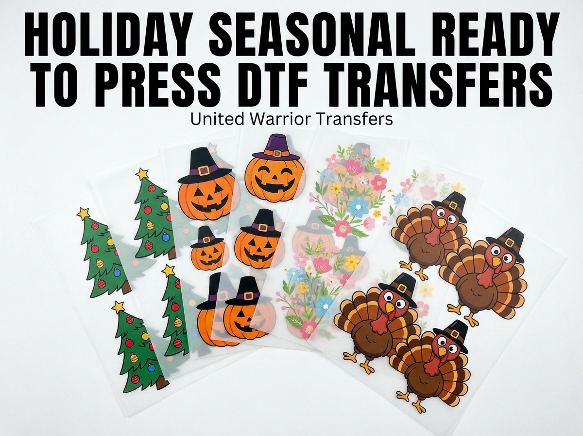 Ready to Press DTF Transfers Holiday and Seasonal