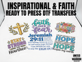 Ready to Press DTF Transfers Inspirational and Faith