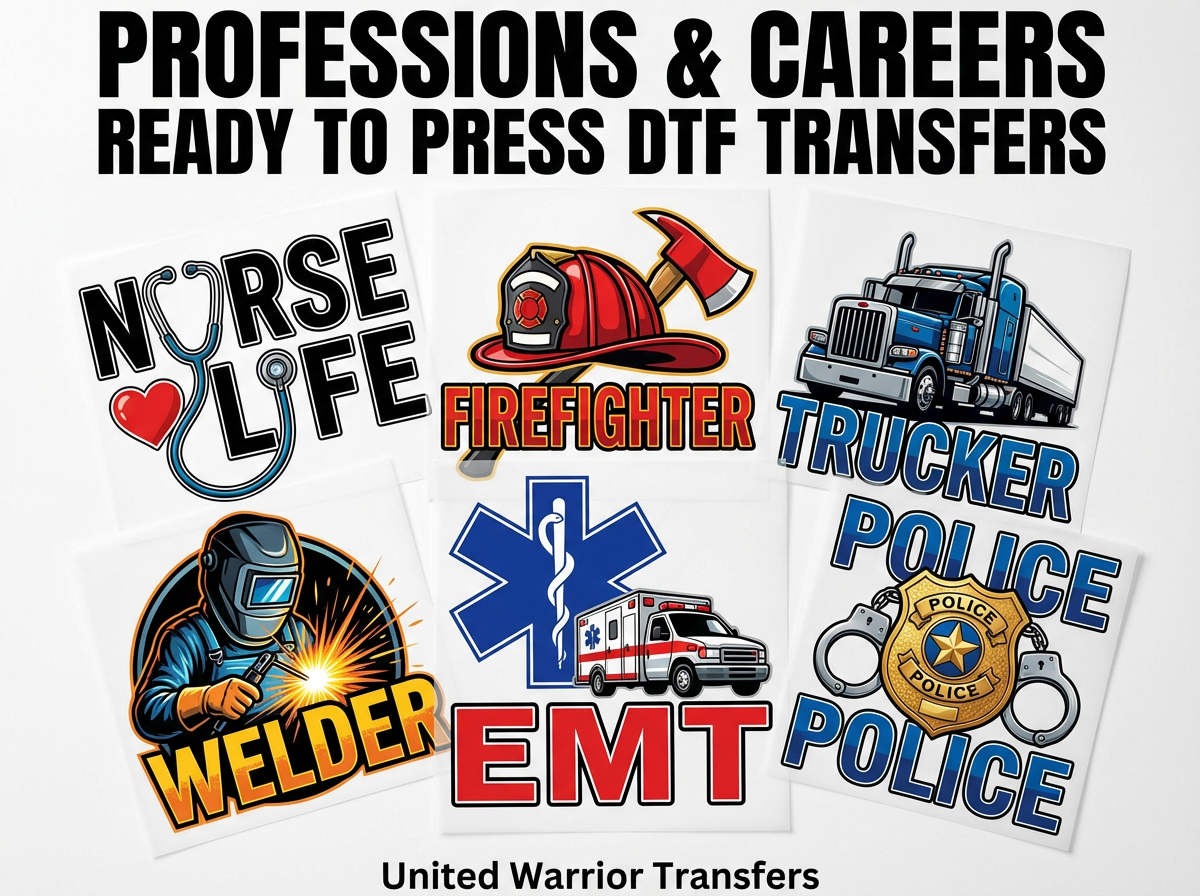 Ready to Press DTF Transfers Professions and Careers