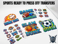 Ready to Press DTF Transfers Sports and Athletic